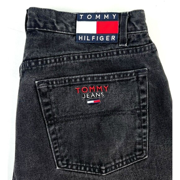 Vintage Tommy Hilfiger Freedom Jeans Mens 38x31 Flag Logo Relaxed Straight Y2K - Picture 2 of 10
